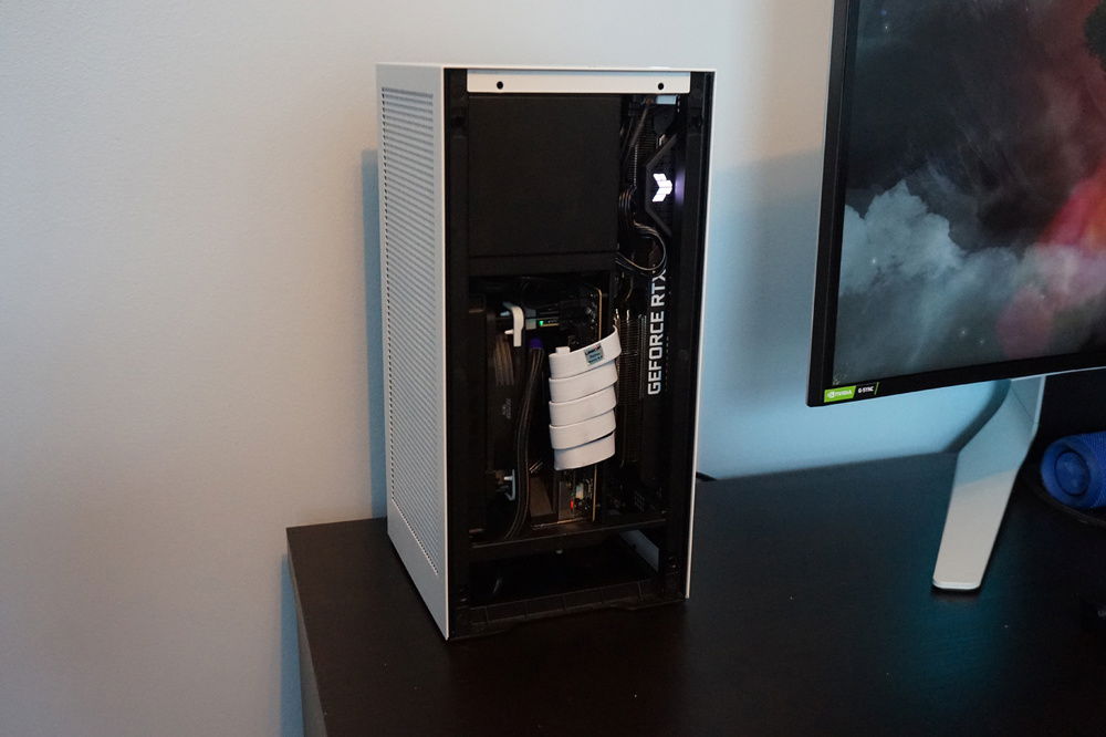 Linkup cable mod and Tuf 3080 showing itself a bit