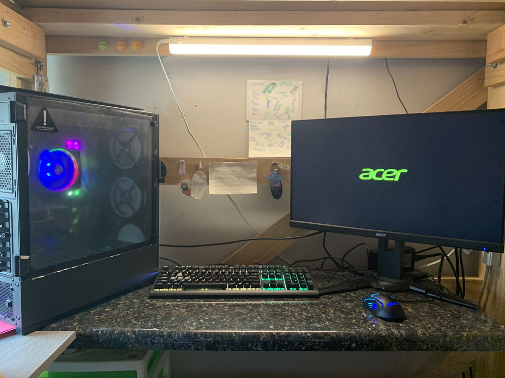 Zoomed out picture of my entire setup