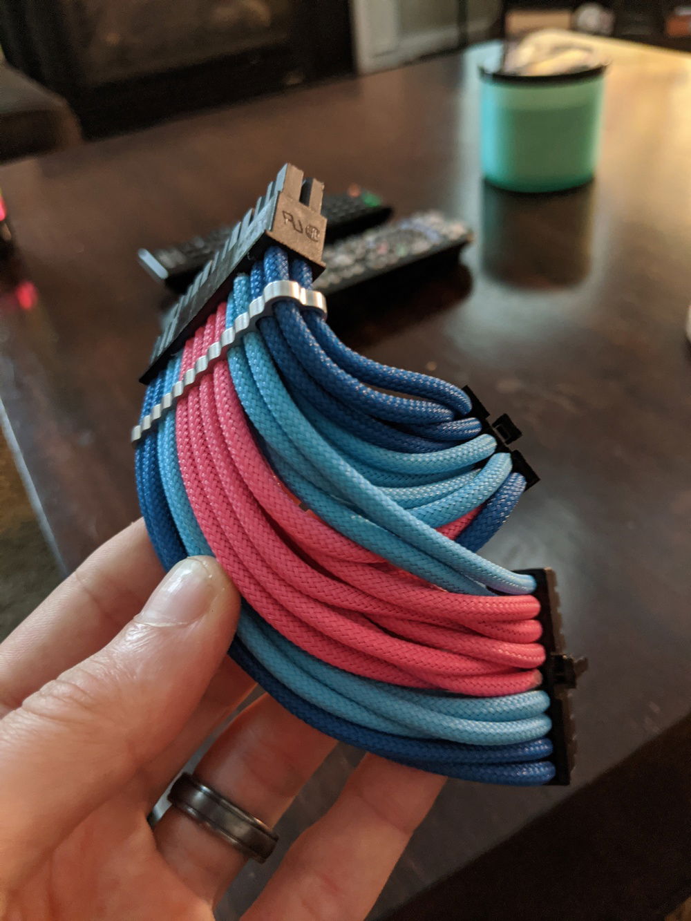 Custom motherboard cable.. one of many