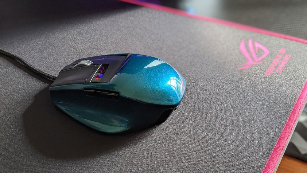 Logitech G9X I painted my favorite Honda Color - Paradise Blue Green Pearl, and used Catalyzed Urethane(2K)Clear. 🥰🥰🥰