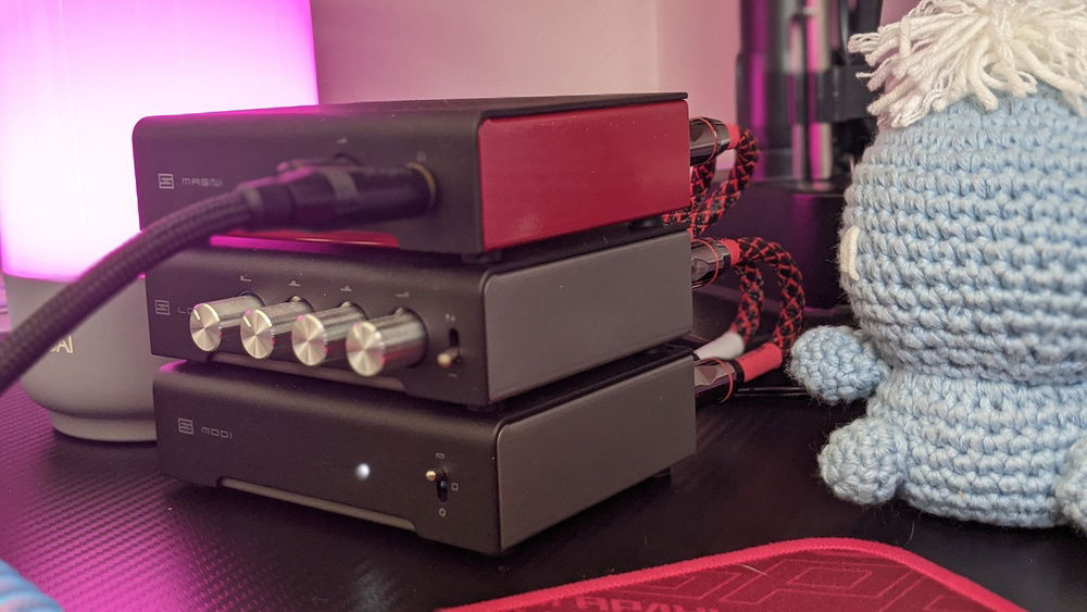 The elusive all black full Schiit Stack 🥰🥰