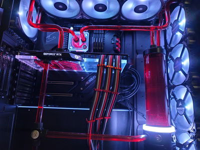 Miami Vice (Meshify C Custom Loop) » builds.gg