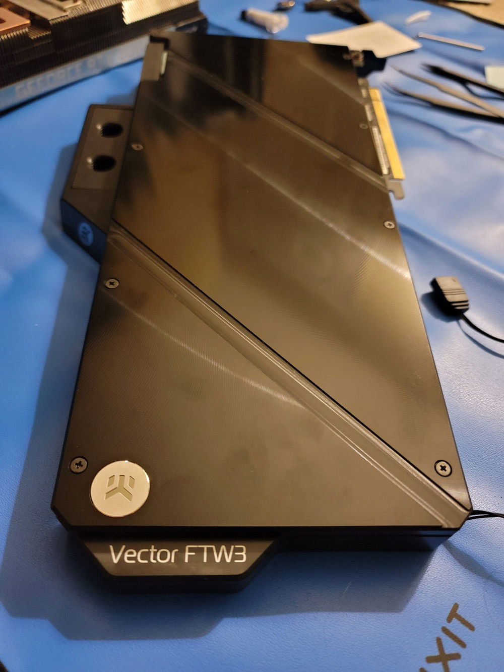 Backplate installed.