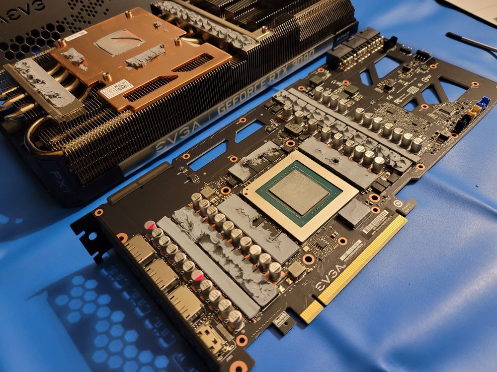 Thermal pads and paste were very adhesive.