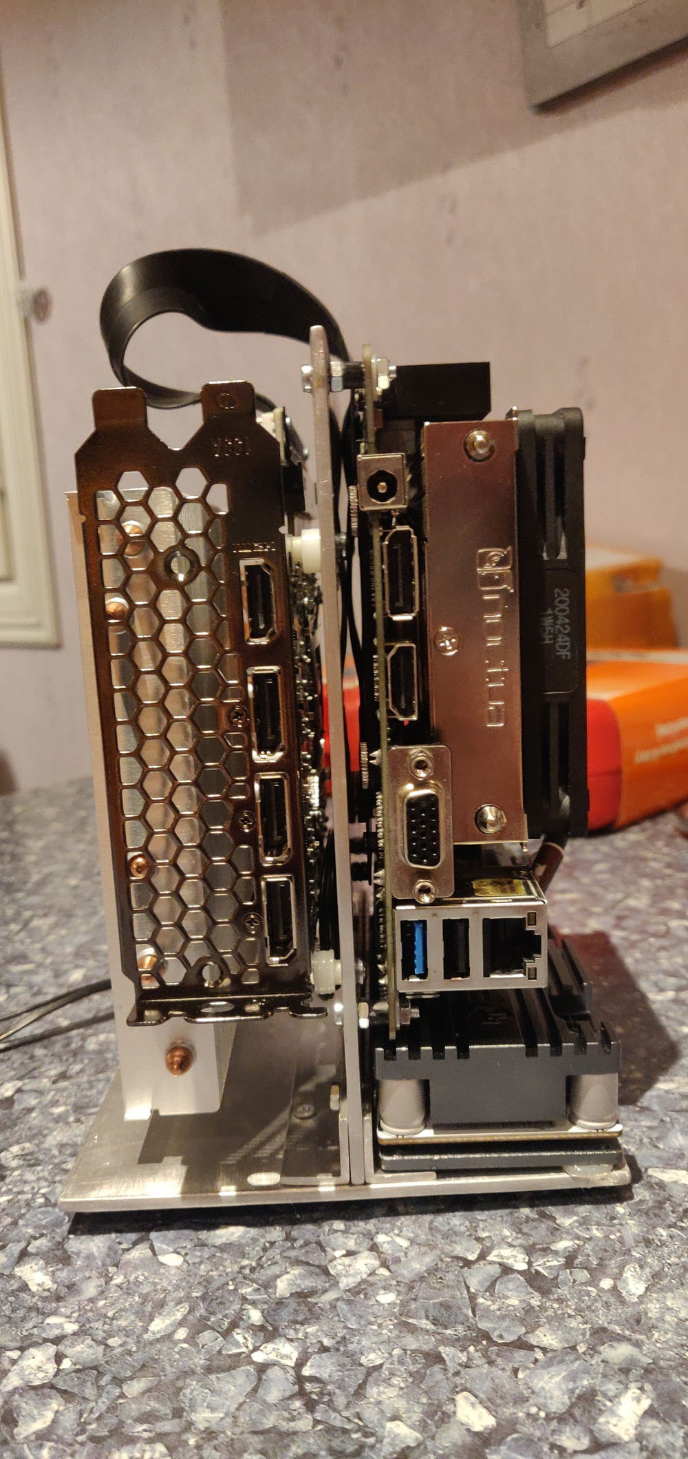 Probably going to just cover the graphics card side with thermal pads