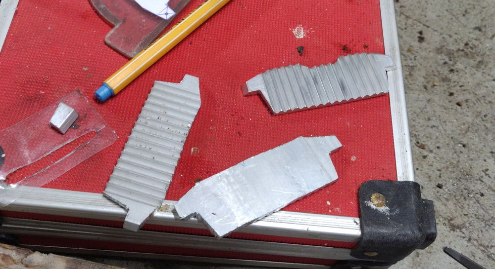 Cut them crudely with the saw