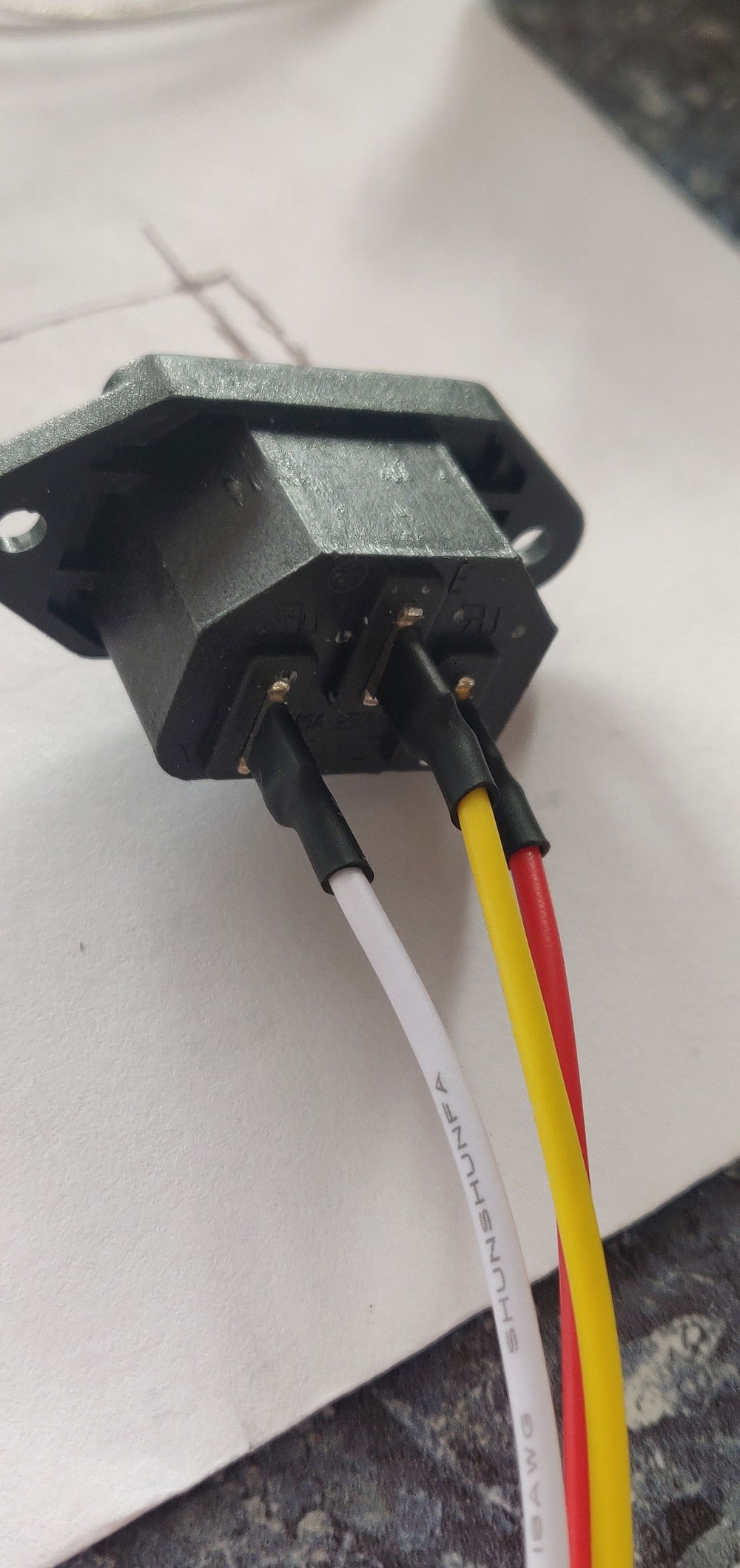 Original pigtail, tbh I think hdplex should add a bit of cover to end considering that this is meant to be used as an external brick too.