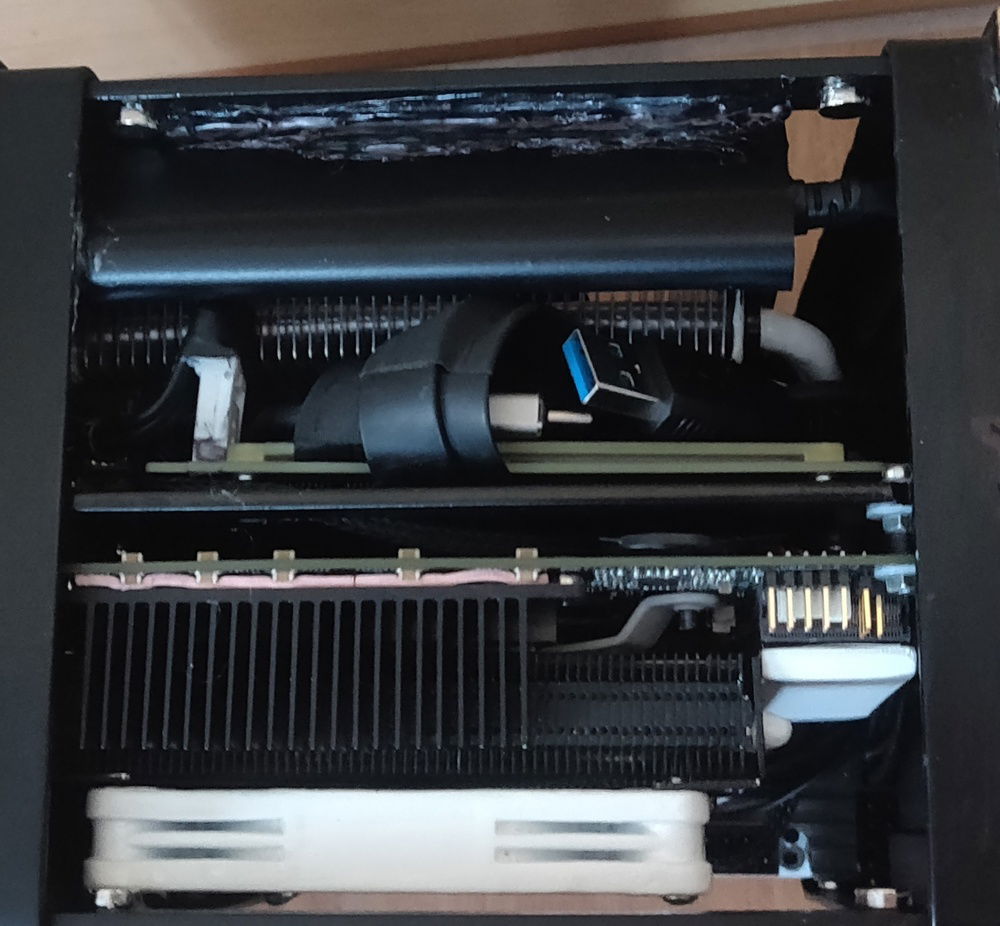 Topside, I told you I'll include the ugly, hub connected with generous amounts of plastic weld, hub cable waiting for adapter from china