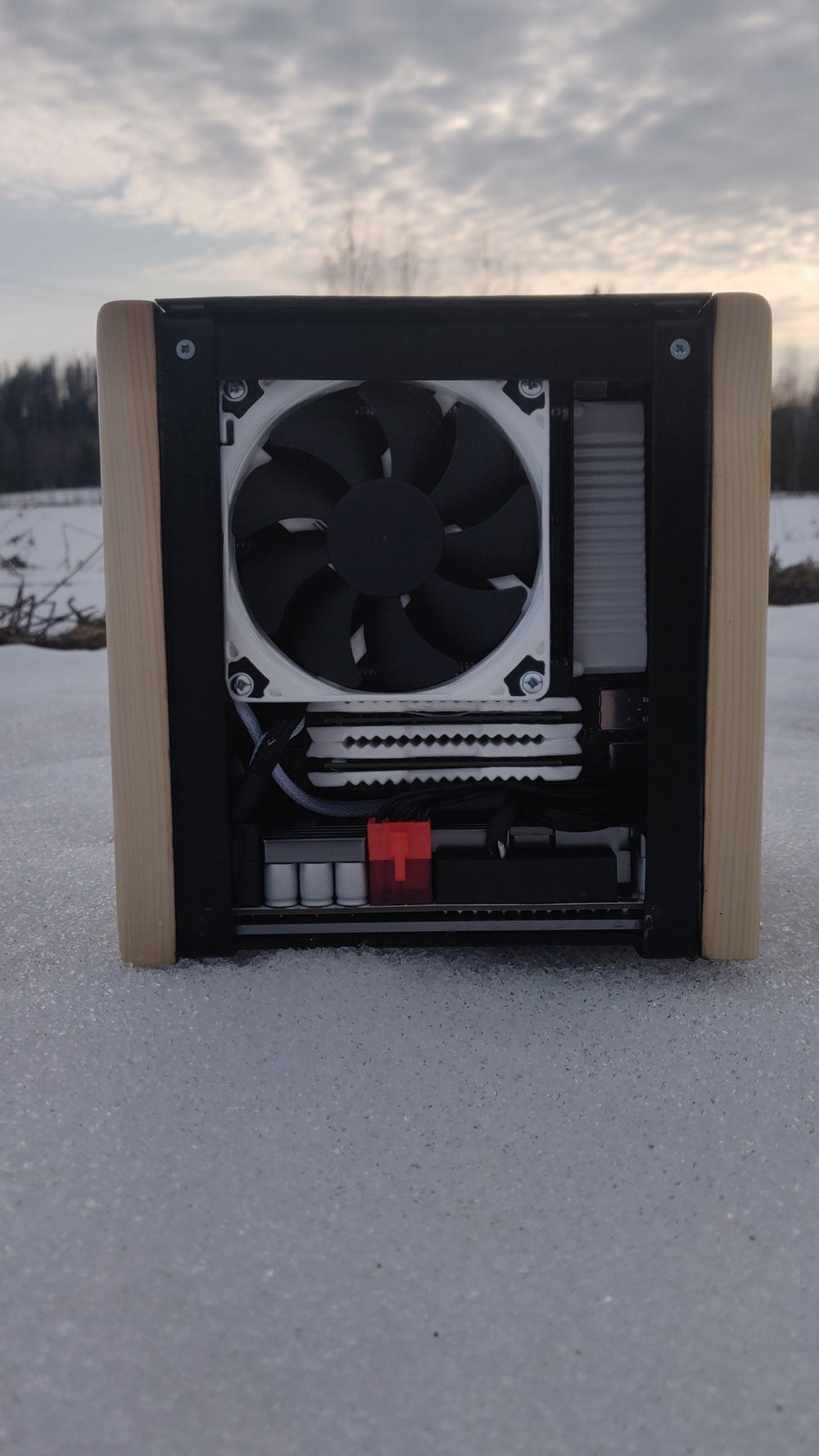 Motherboard side without panel