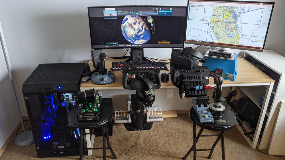 All of this. . .just to play flight simulator.  :T