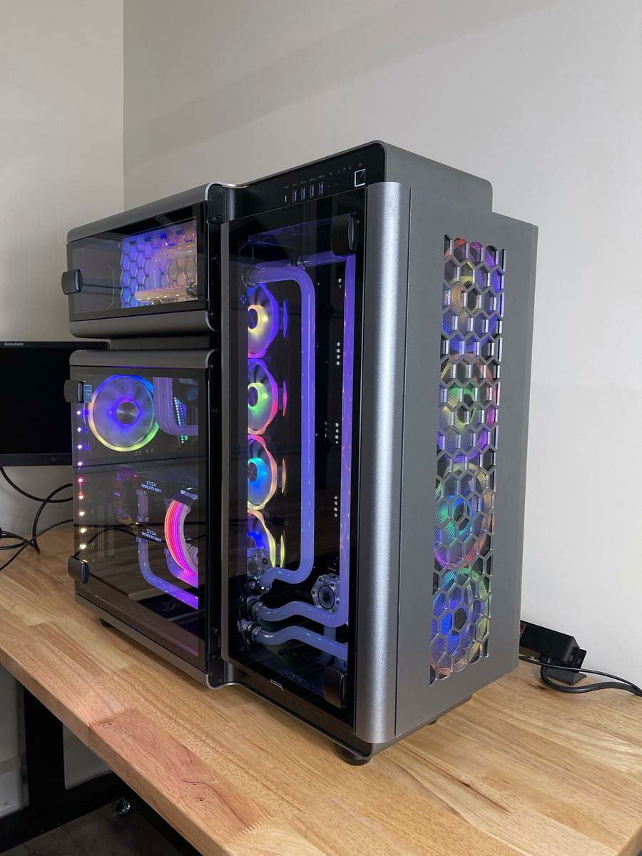 Custom machined hexagon front panel