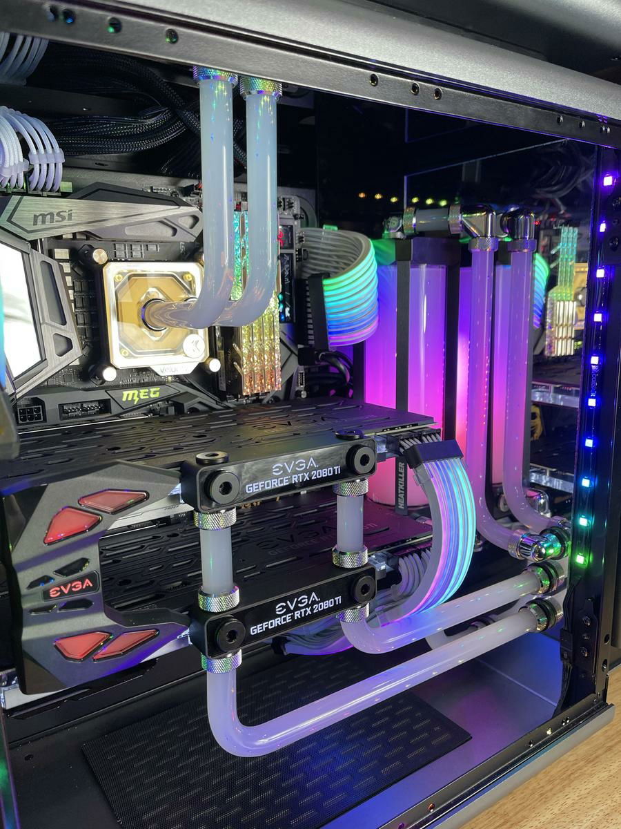 Main Chamber with rainbow lights