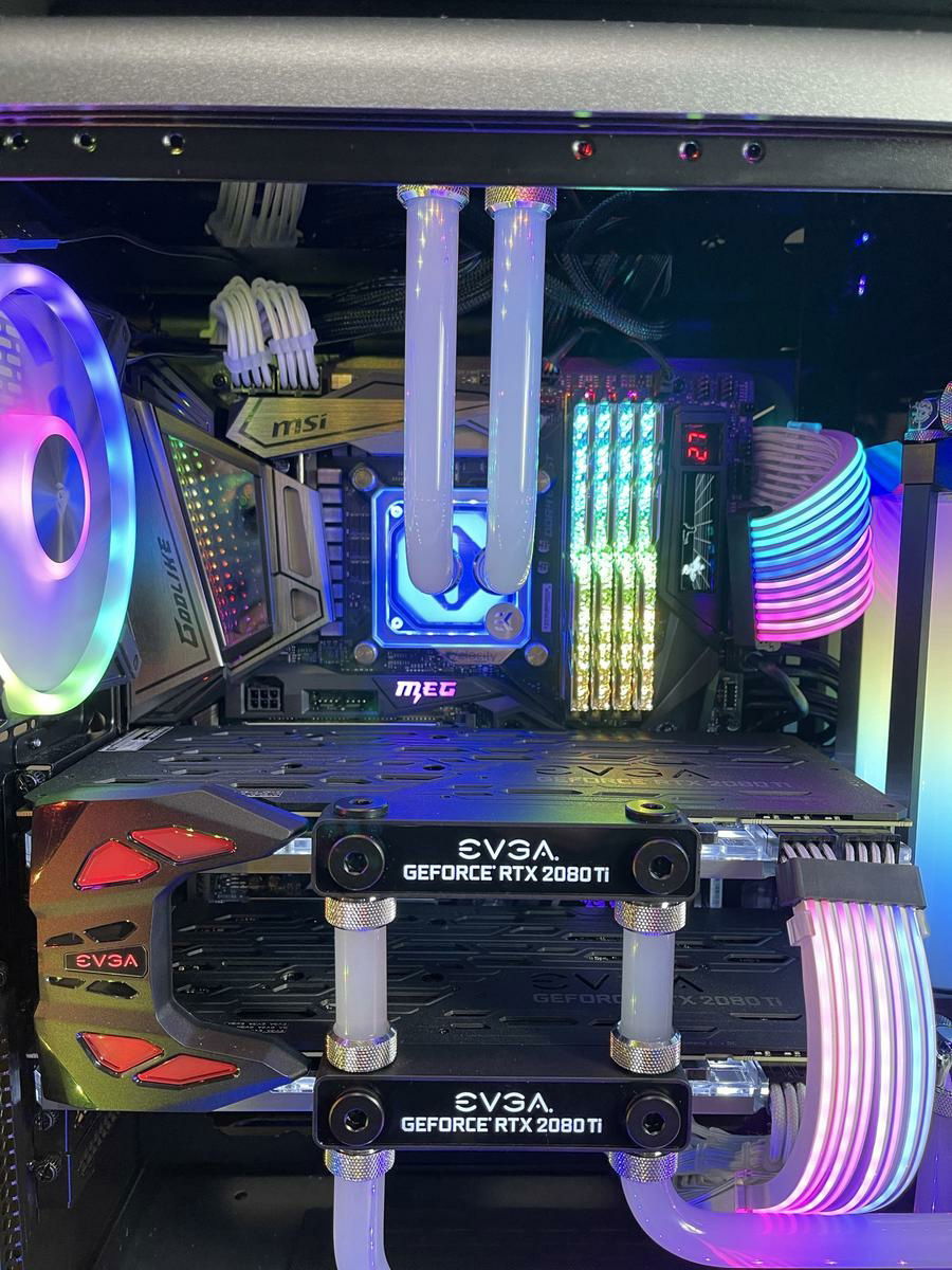 EK water block + G.skill trident royal