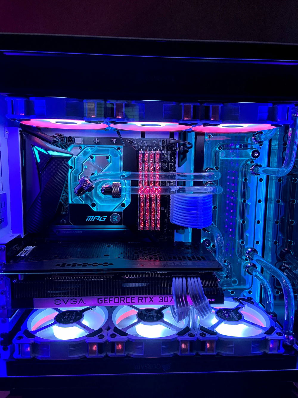 3070 will be water-cooled once the block is available.