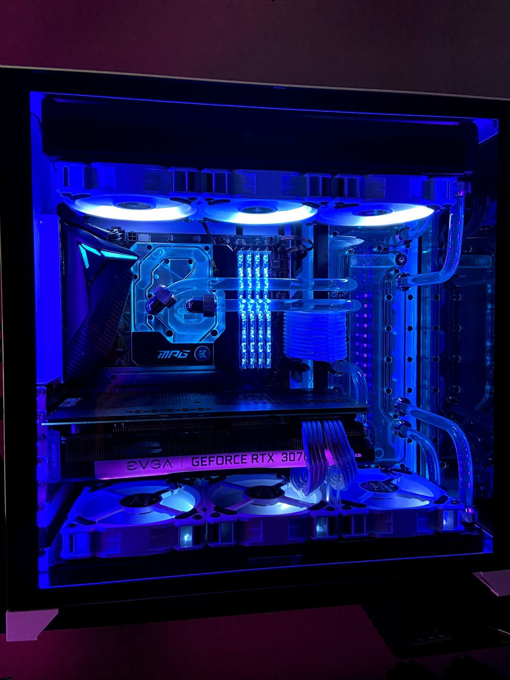 Very Blue. Messing with colors.