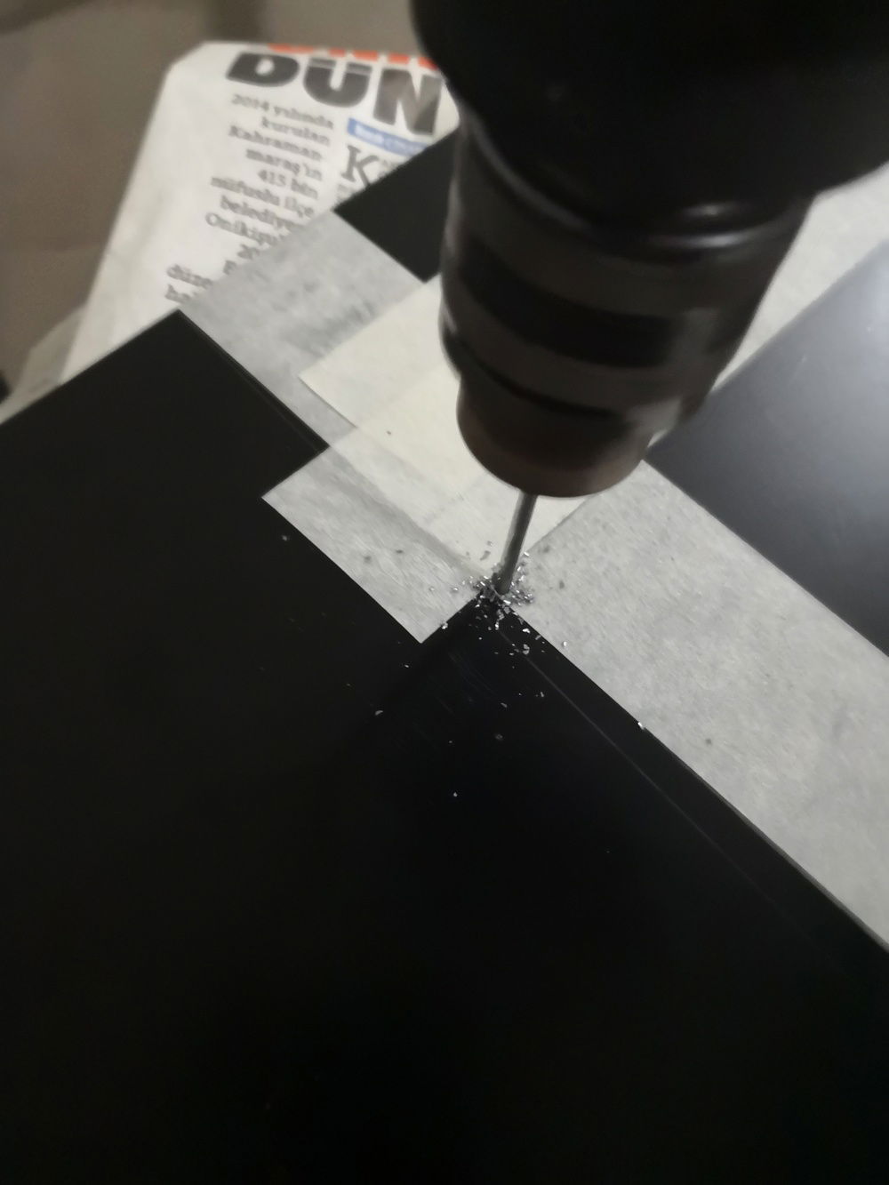 Cut start point drill