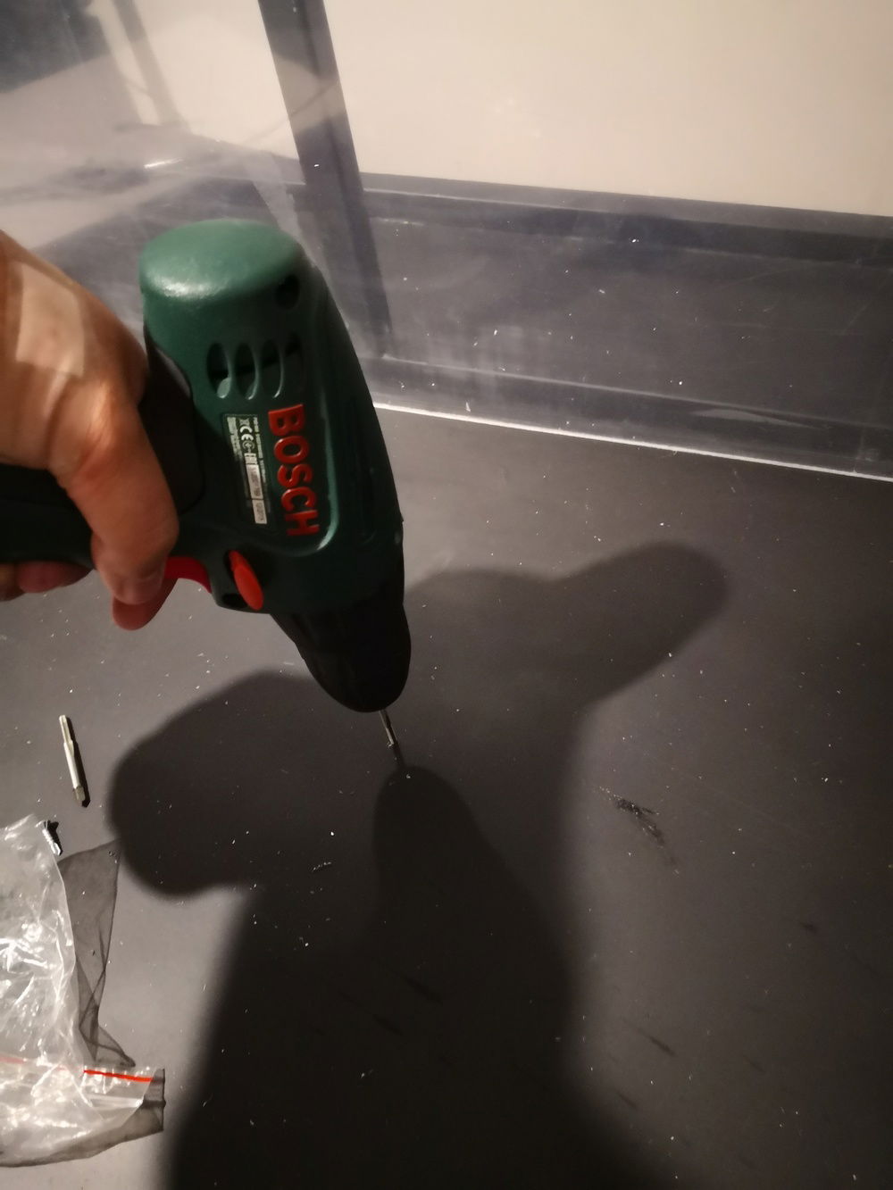 Plexi mounting drill thread