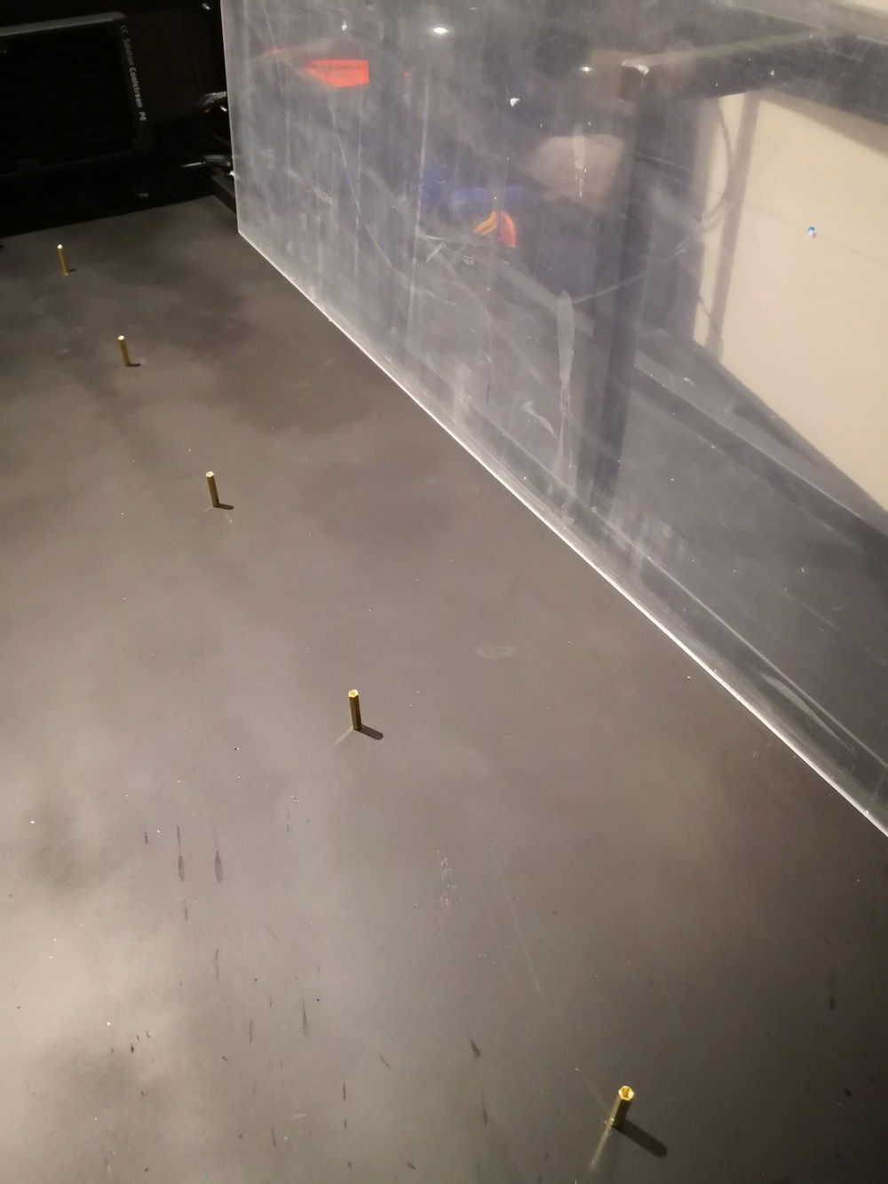 Plexi leg mounting is done