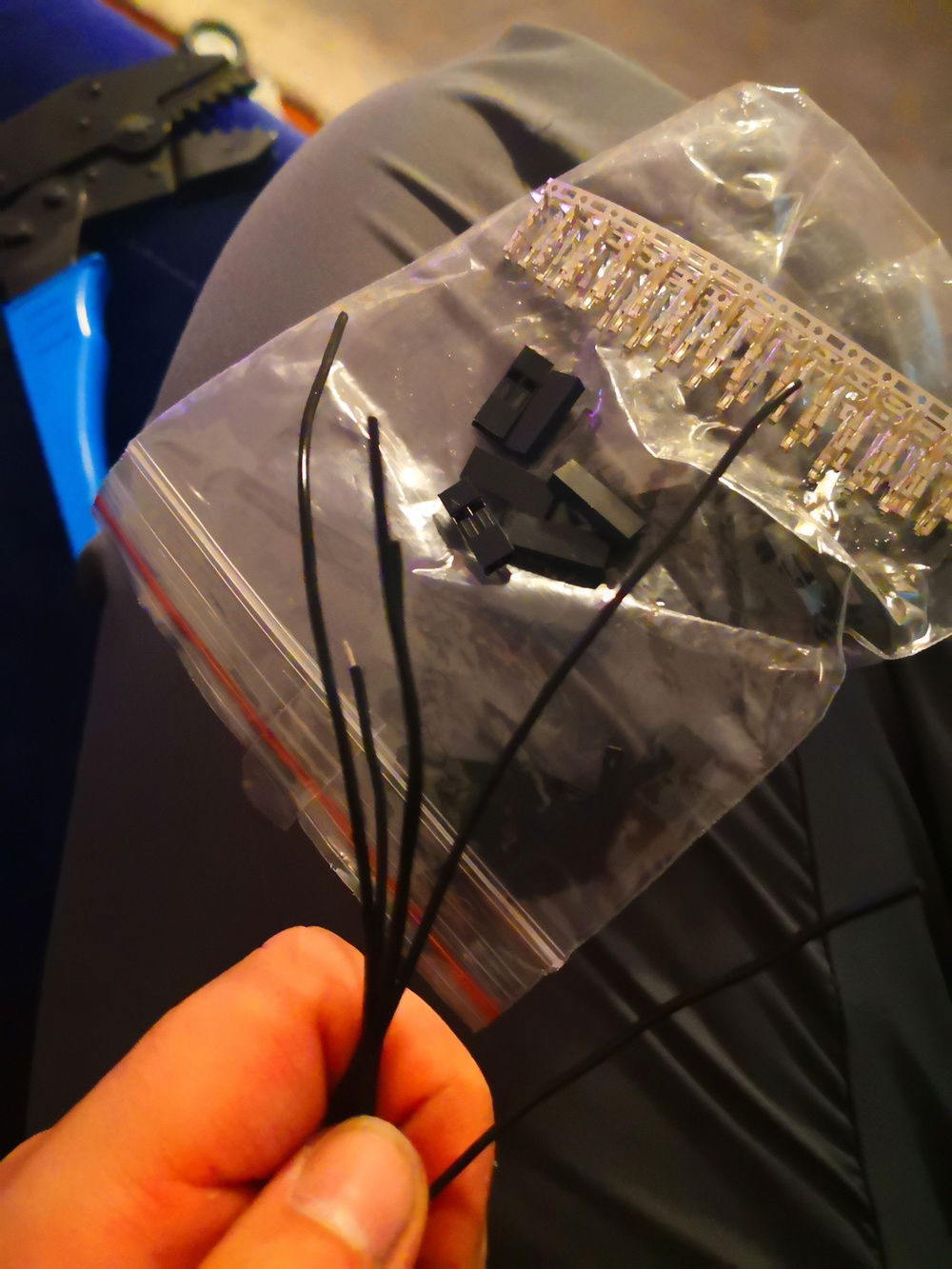 Depunt connectors and pins