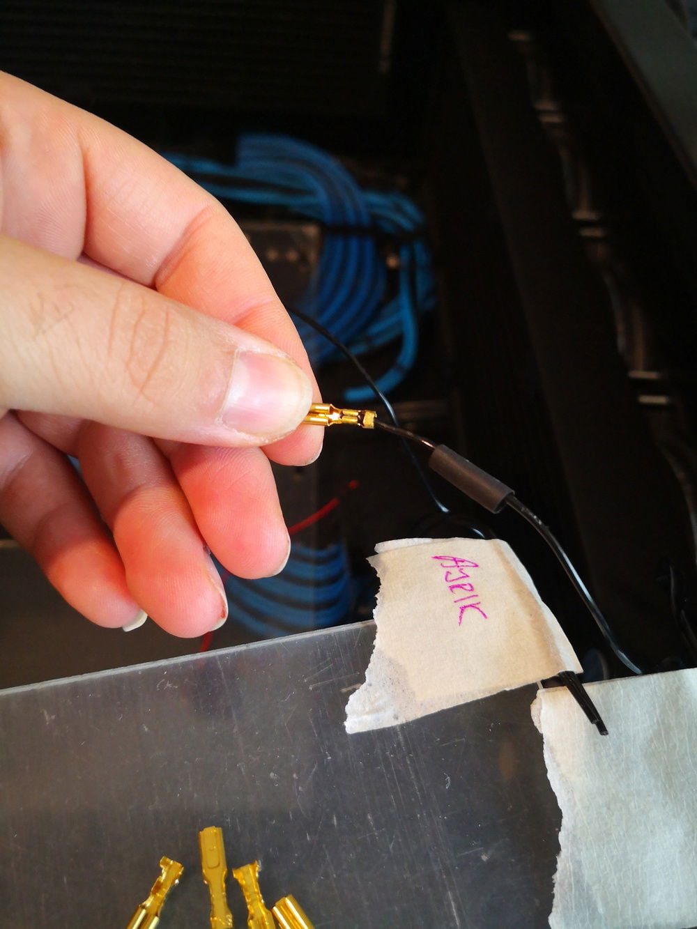 Power and restart buton cable