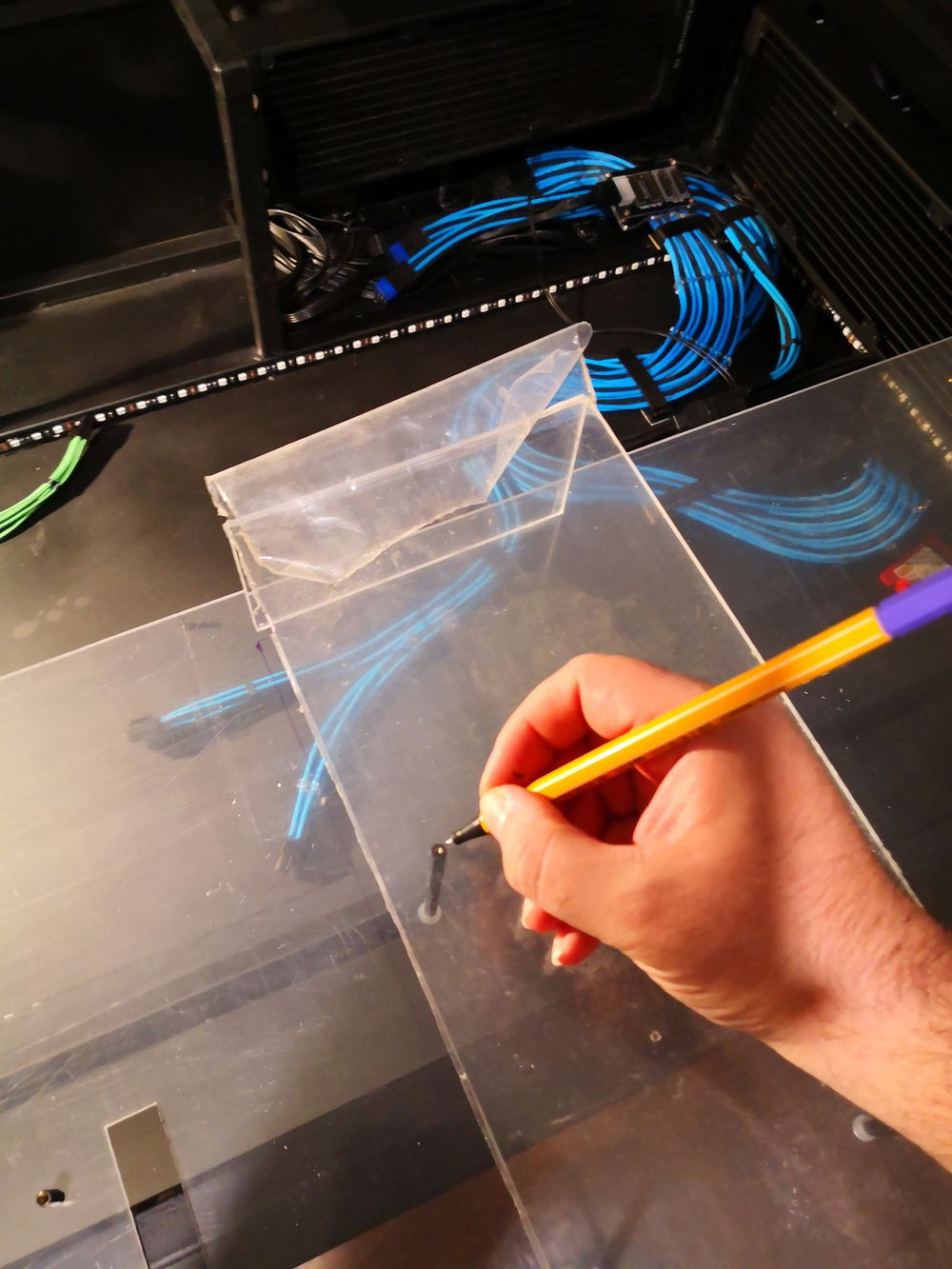 5mm plexi For 400mm rezervuar mounthing table