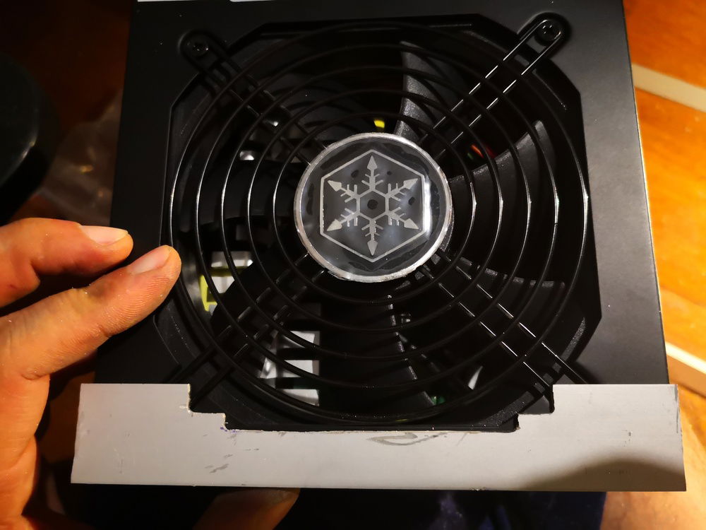 PSU cover body part mounting