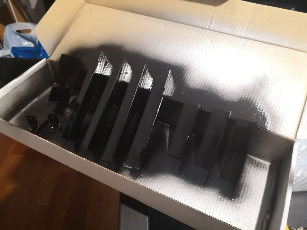 PSU cover body part paint