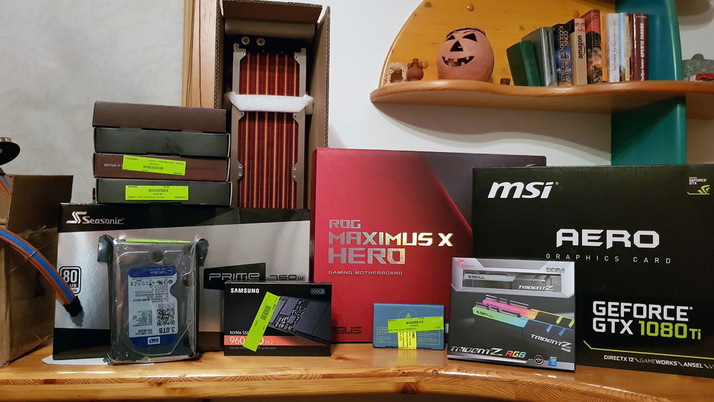 All the parts in my room