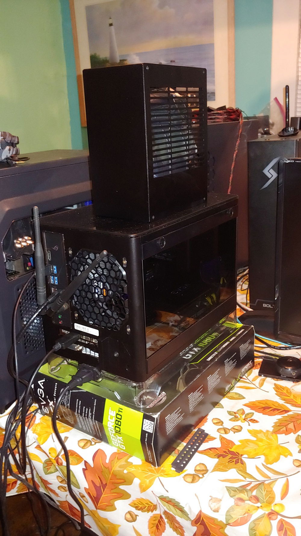 Next to my mini amd setup
