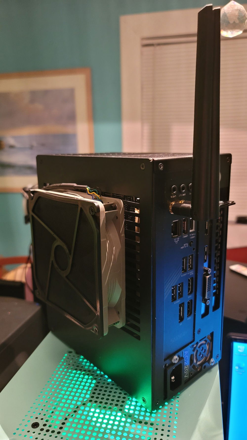 Added an extra fan to help with cooling the cpu