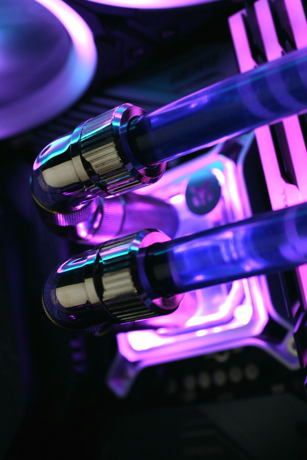 Cpu block and fittings