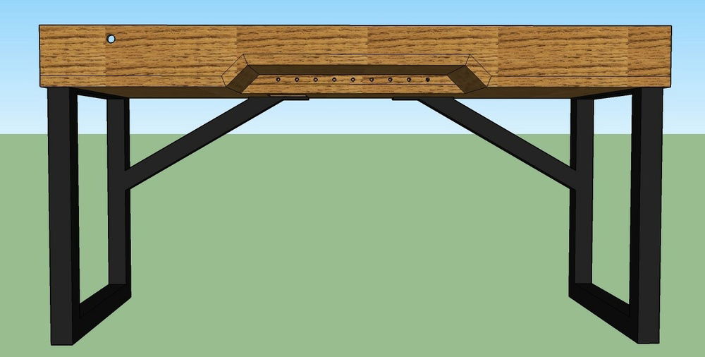 Sketchup showcasing legs.