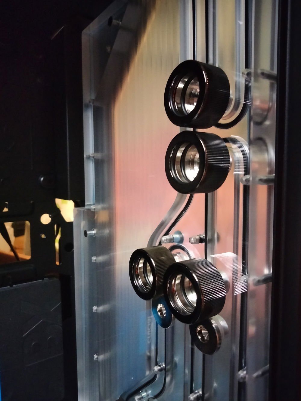 EKWB classic 16mm fitting in nickle black