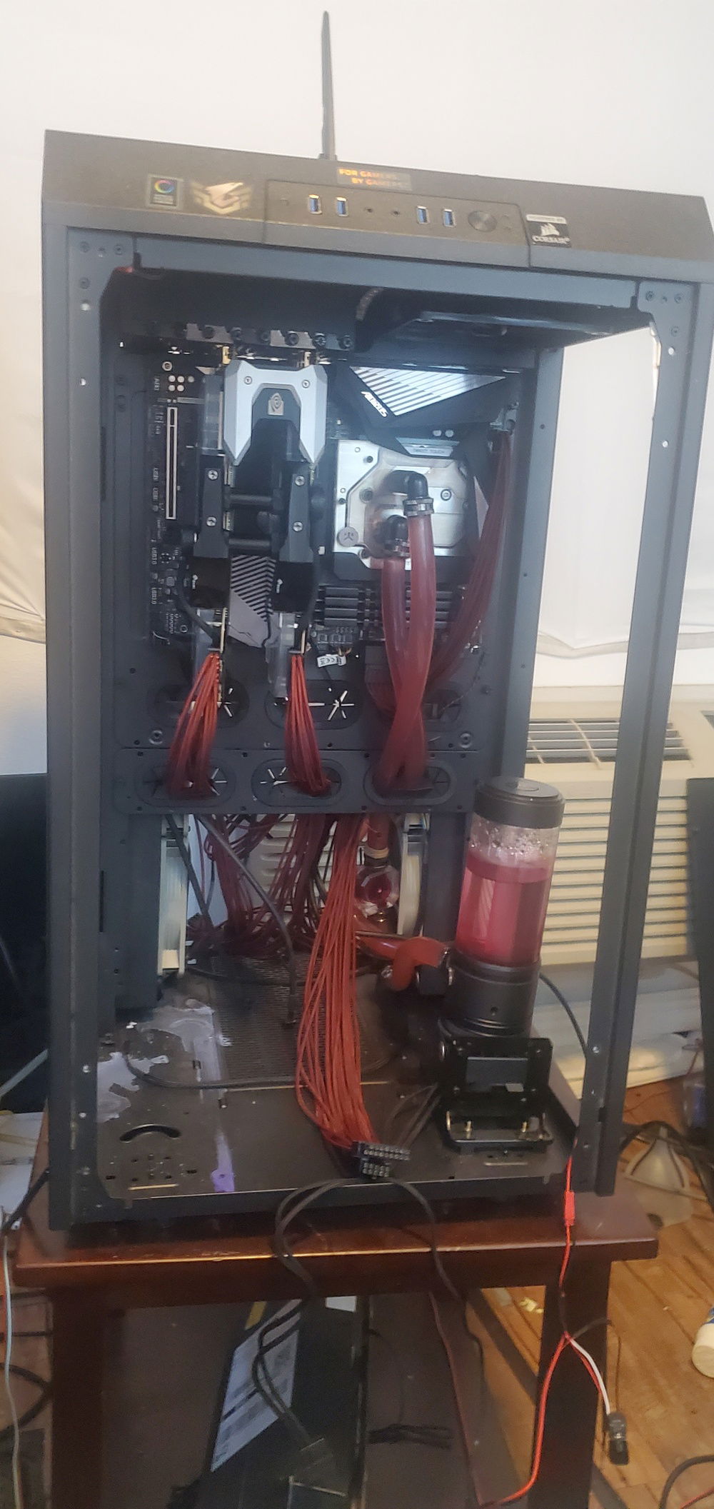 Custom wires installed