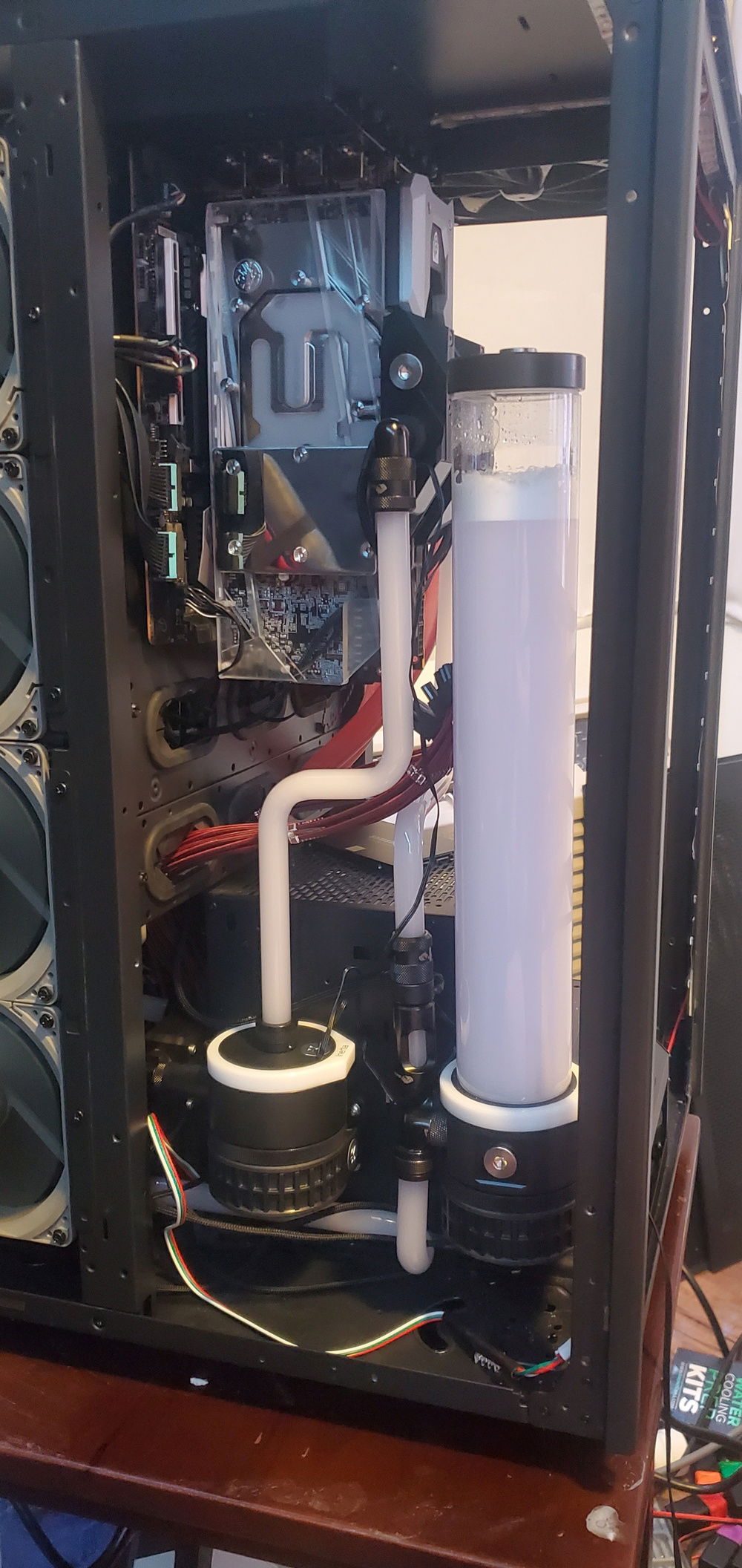 Different angle of the GPU loop