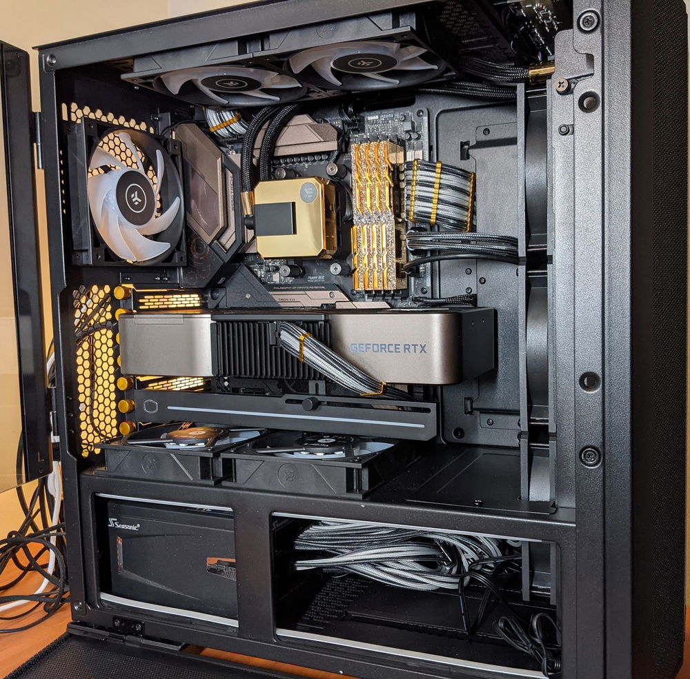 With the PSU shroud open