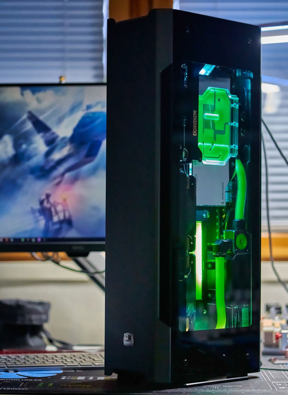 Had to use also flexible tubing due to tight space