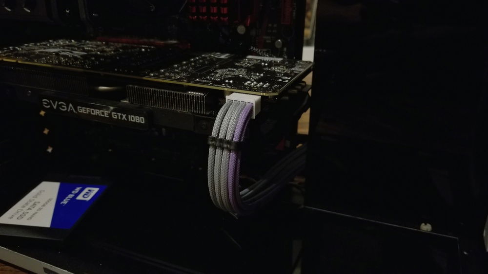 Plotting cable routing for GPU.