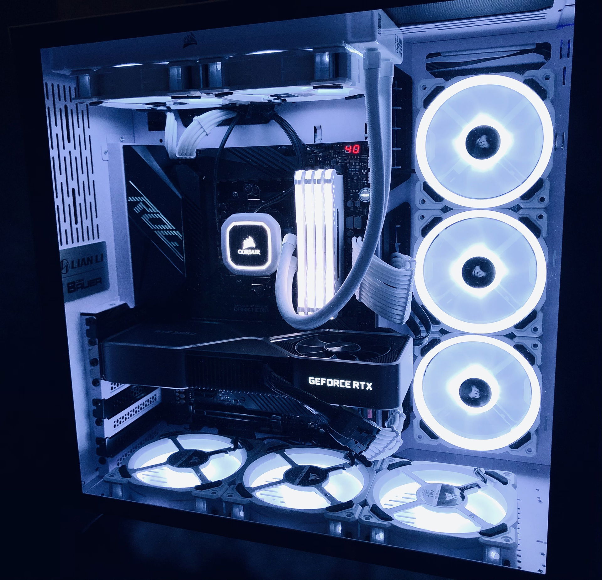 1st Custom PC Build - Ice White RTX 3080 » builds.gg