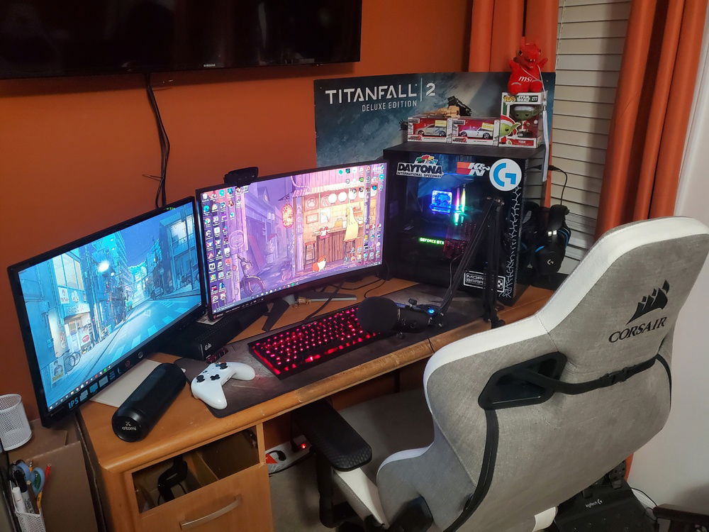 the whole setup