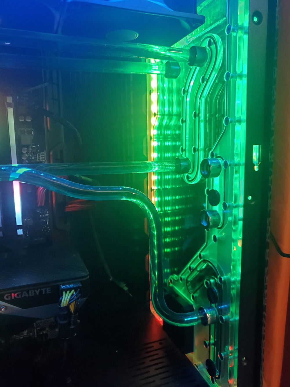 front panel from the inside