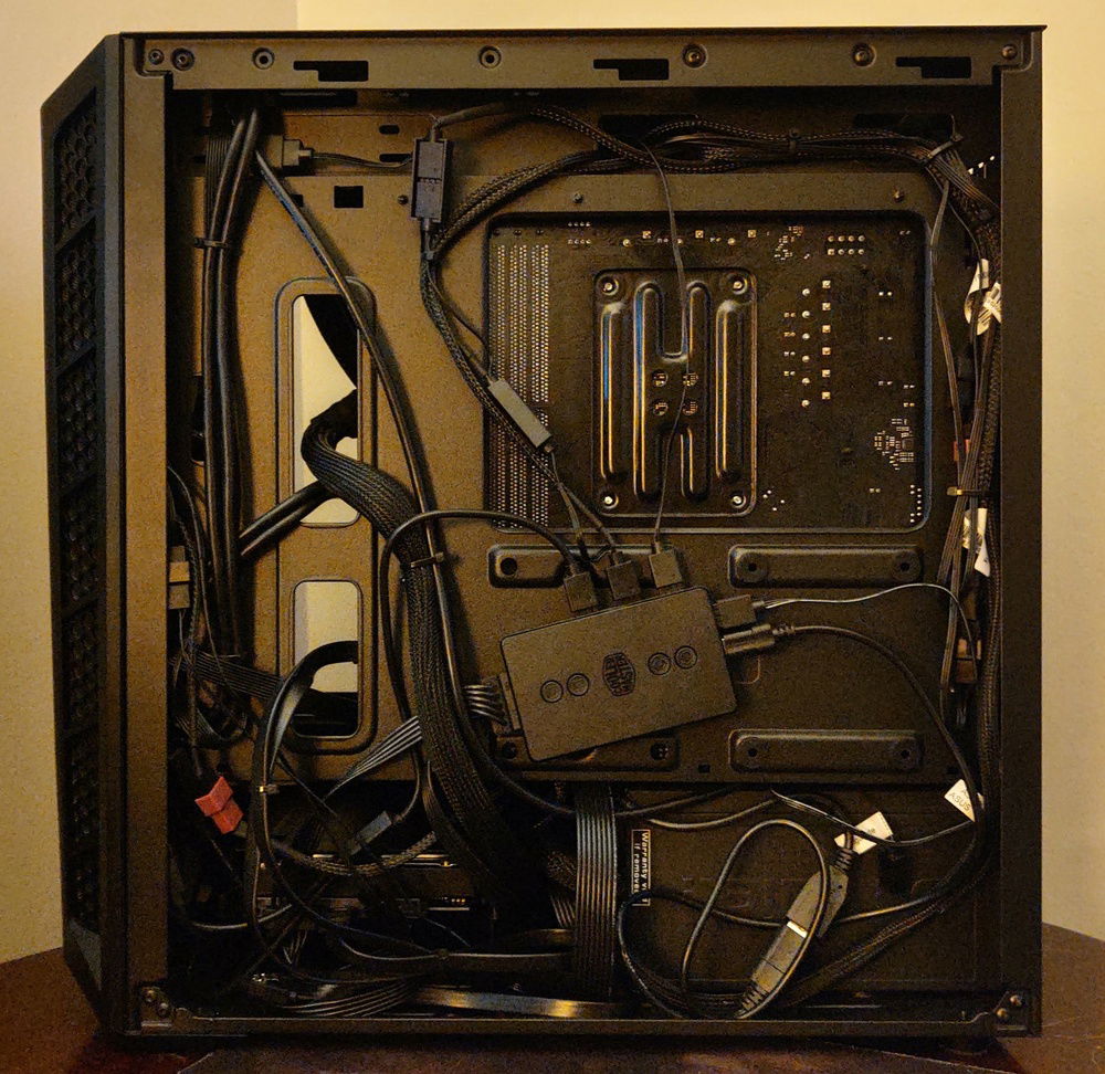 Shameful hidden cable management