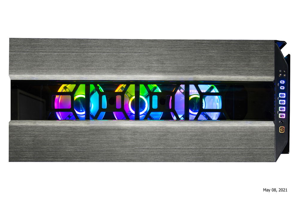 Top view with QL140 Fans as pull.