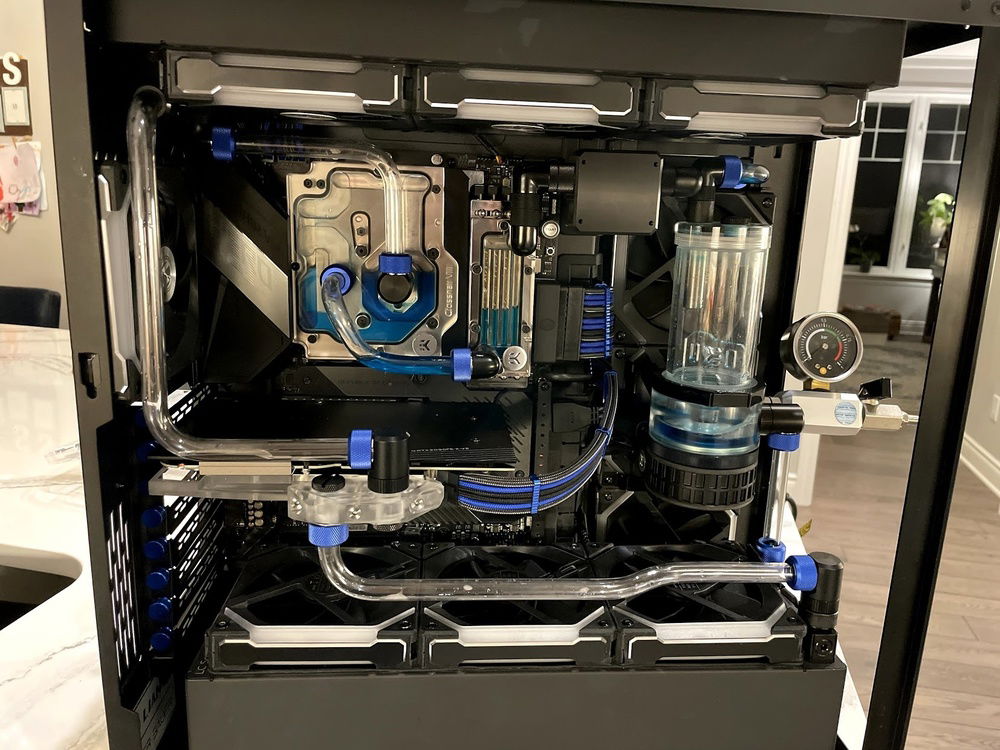 Finally got a water block but it's a Byski :( 
It fit fine but lacked aesthetic.