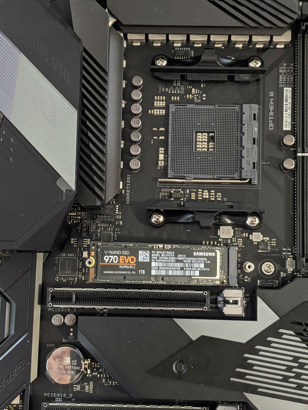 970 installed in 1st M.2 slot for local OS