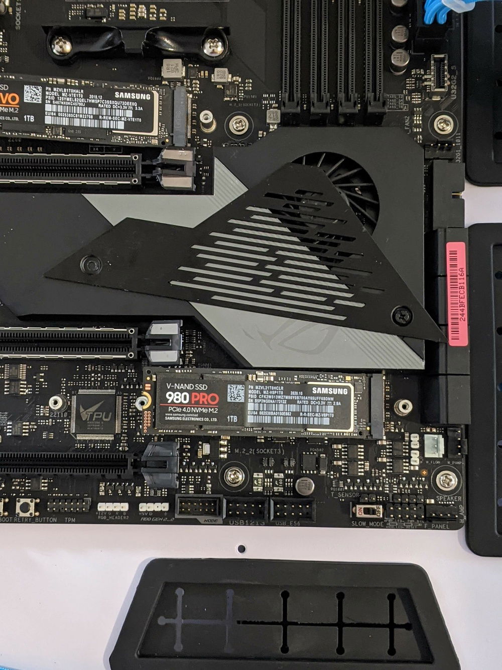 980 Pro install in 2nd M.2 slot to be used for Game storage