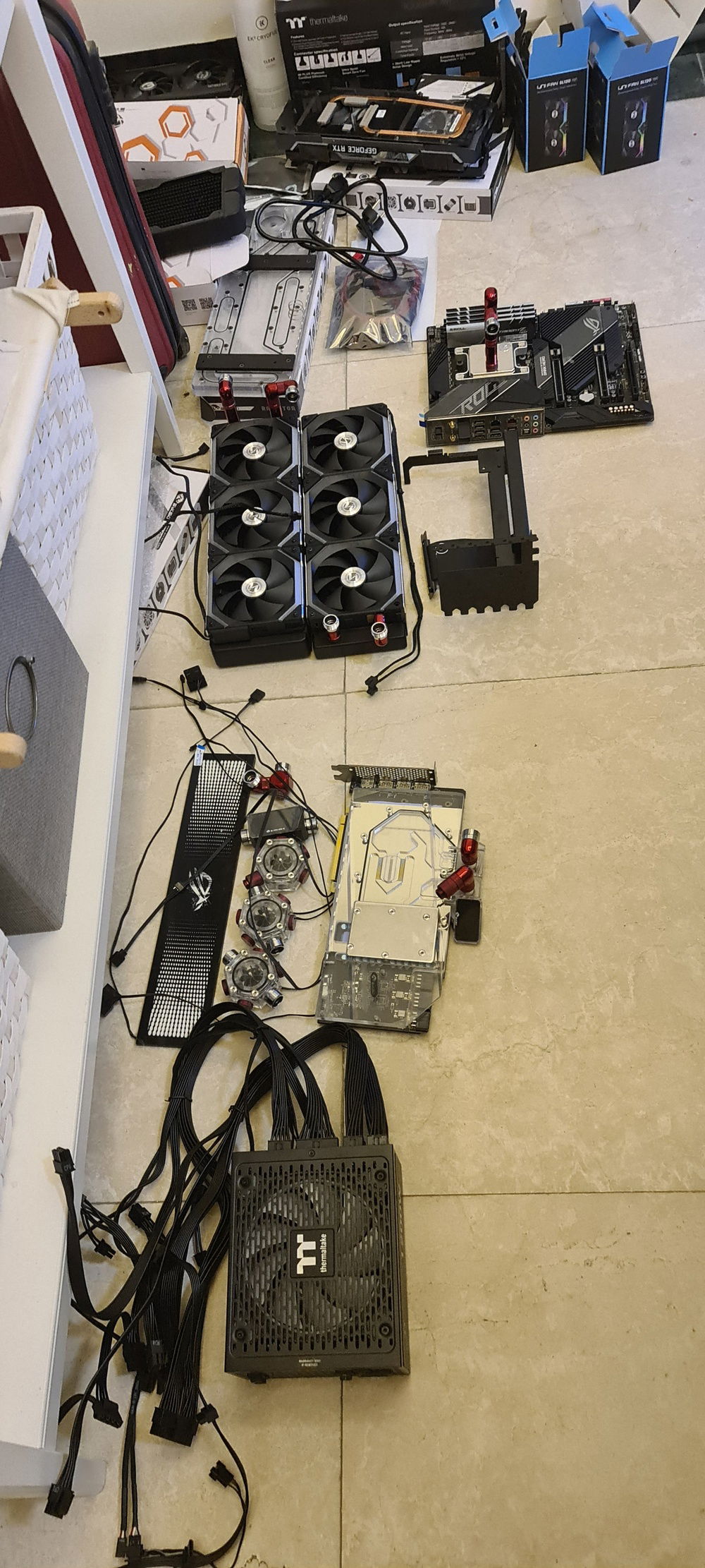 Final preparation for the assembly)