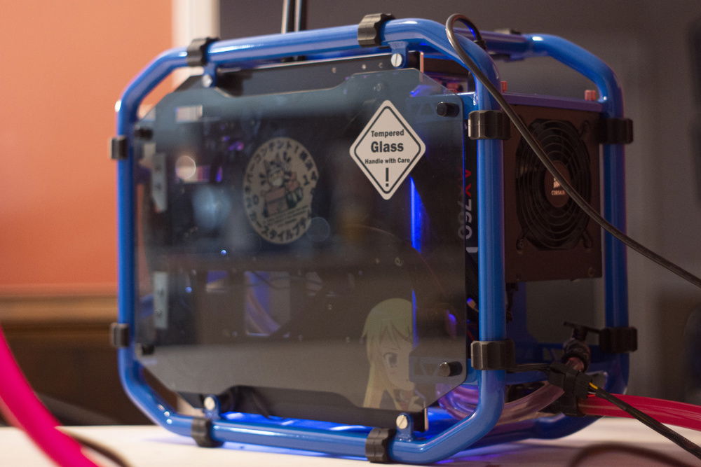 Back side of the case.