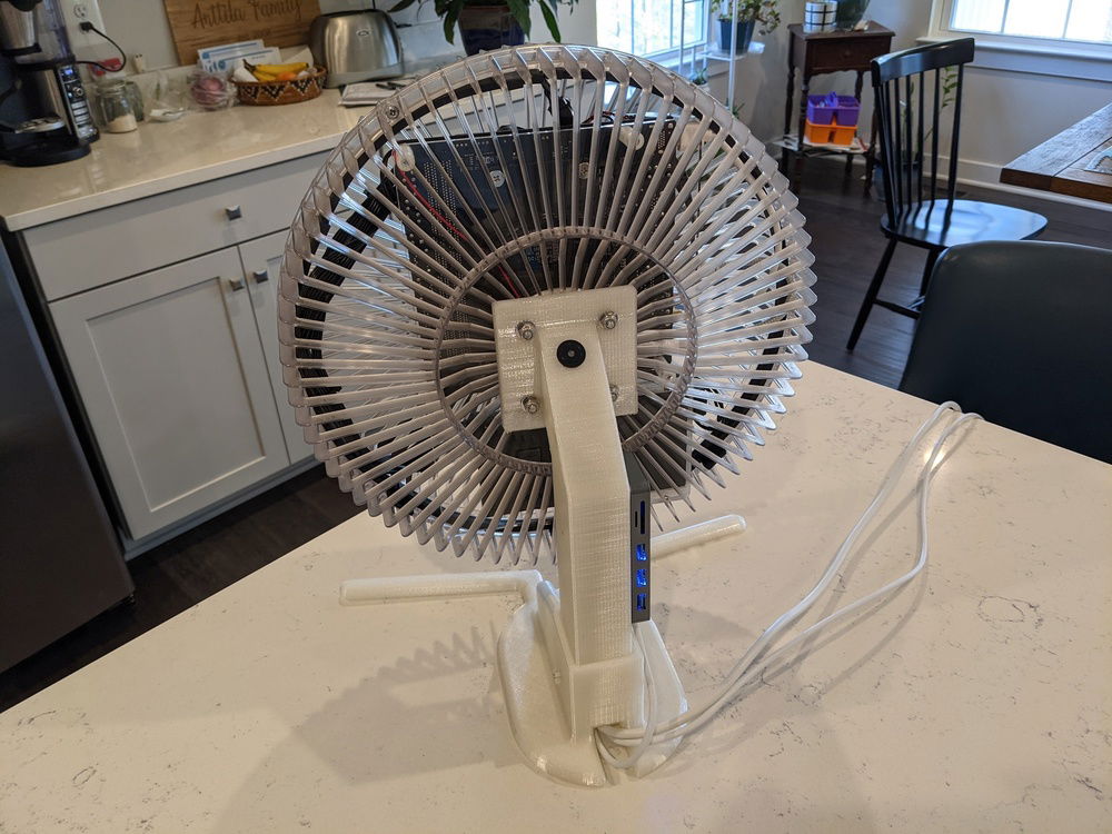 Rear of the chassis.