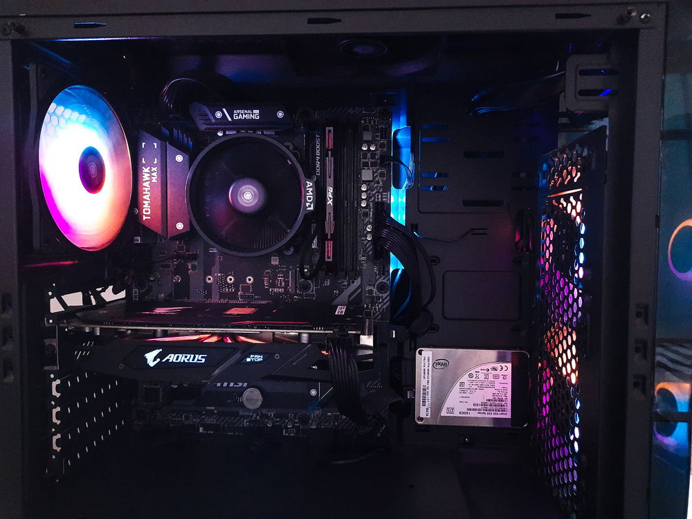 will replace the intel ssd later.